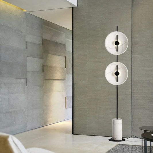 Modern Double Globe Floor Lamp