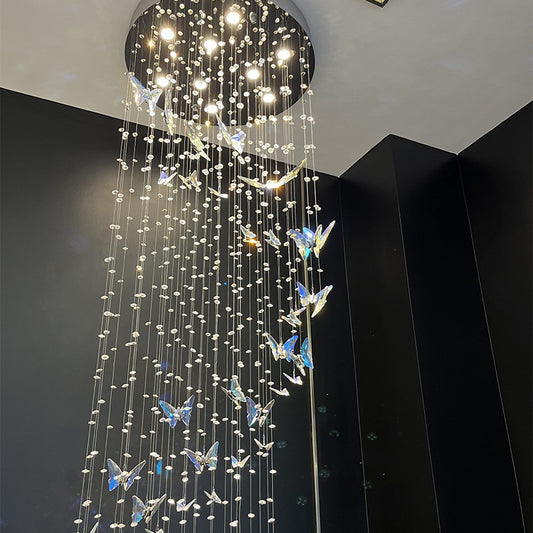 Crystal Butterfly Chandelier