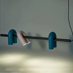 Sculptural U-Shape Pendant Light