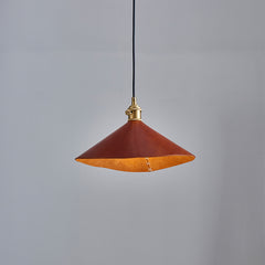Modern Leather Box Pendant Light