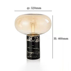 Luxury Marble Glass Table Lamp