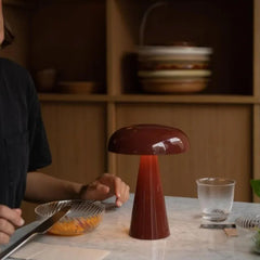 Luxury Aluminum Mushroom Table Lamp