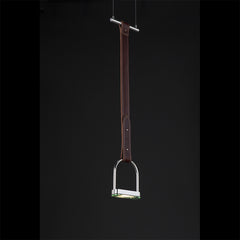 Modern Minimalist Leather Pendant
