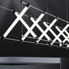 Modern Geometric LED Chandelier