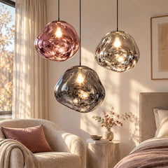 Modern Molten Glass Pendant Light
