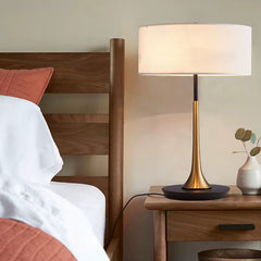 Modern Luxury Fabric Shade Table Lamp