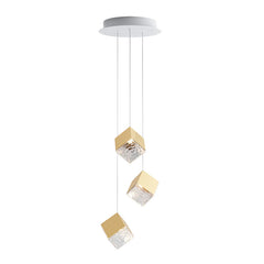 Luxury Cubic Crystal Pendant Light
