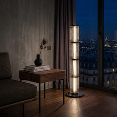 Modern Glass Column Floor Lamp