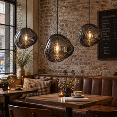 Modern Molten Glass Pendant Light