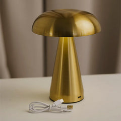 Luxury Aluminum Mushroom Table Lamp