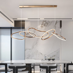 Sculptural Ring Pendant Light