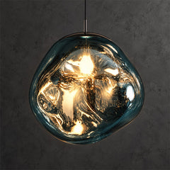 Modern Molten Glass Pendant Light