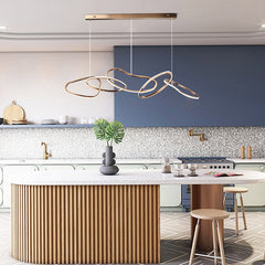 Sculptural Ring Pendant Light