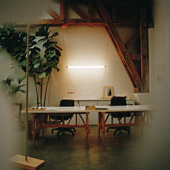 Modern Leather Strap Pendant Light