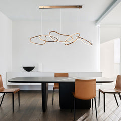Sculptural Ring Pendant Light