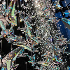 Crystal Butterfly Chandelier