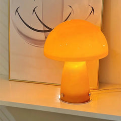 Modern Mushroom Glass Table Lamp