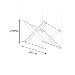 Modern Geometric LED Chandelier