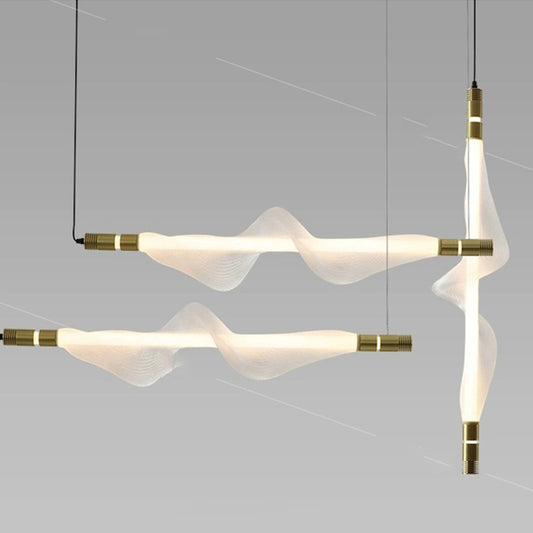 Twist Mesh LED Pendant Light