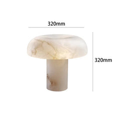 Natural Marble Mushroom Table Lamp