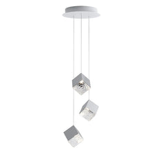 Luxury Cubic Crystal Pendant Light