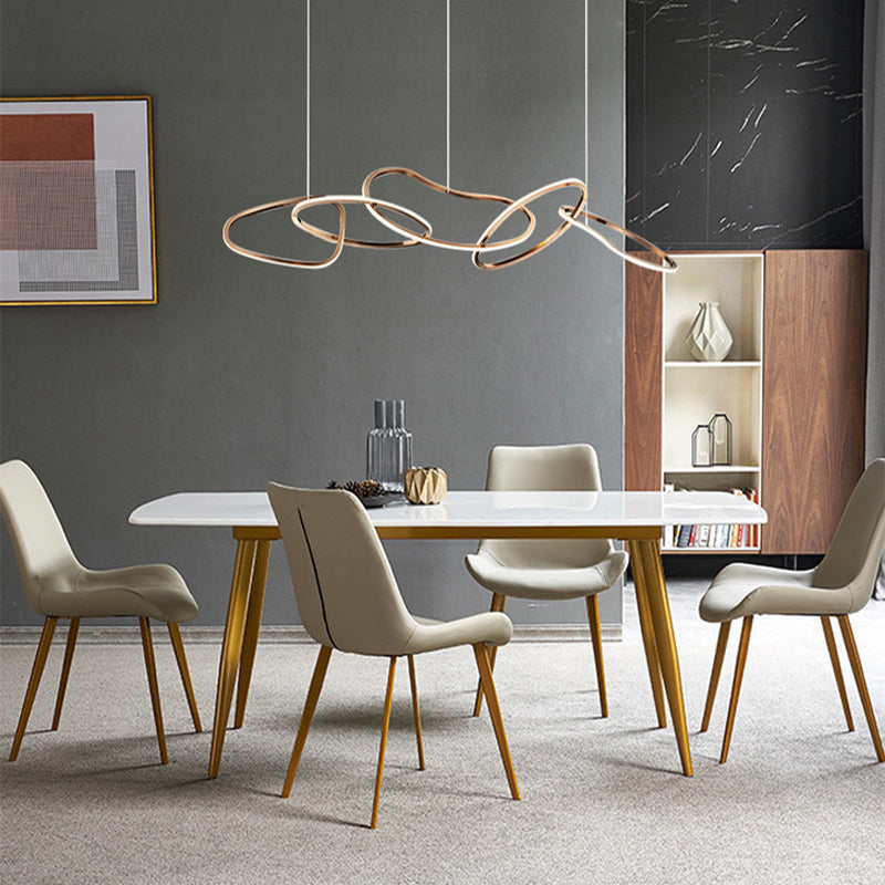 Sculptural Ring Pendant Light