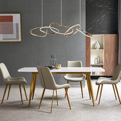 Sculptural Ring Pendant Light