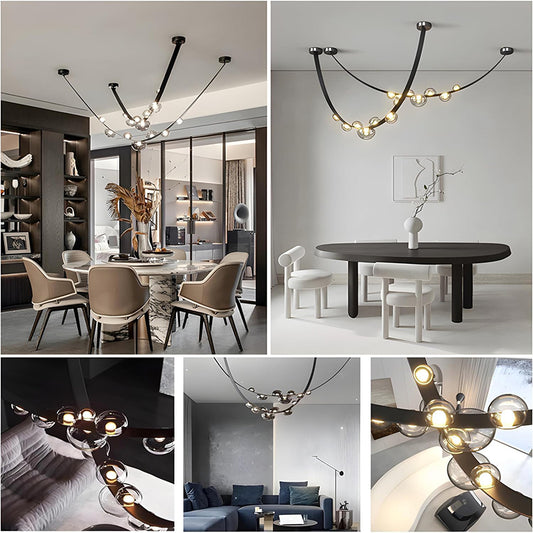 Modern Sculptural Chandelier Light