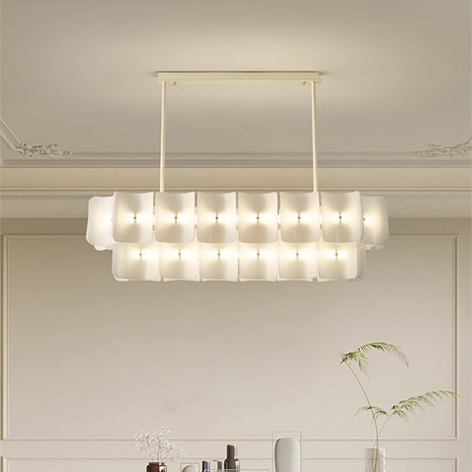 Elegant Linear Glass Pendant Light