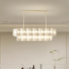 Elegant Linear Glass Pendant Light