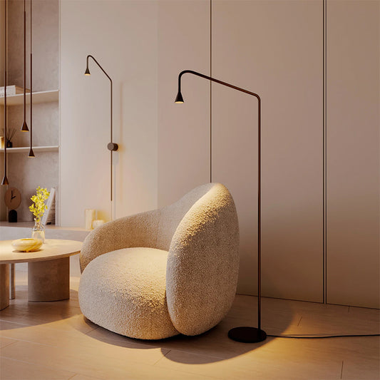 Modern Minimalist Black LED Floor Lamp