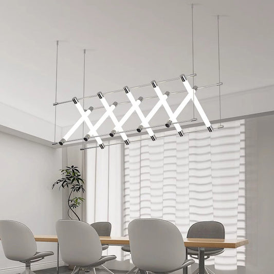 Modern Geometric LED Chandelier
