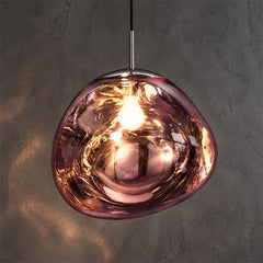Modern Molten Glass Pendant Light