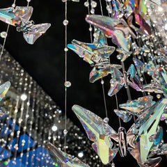 Crystal Butterfly Chandelier