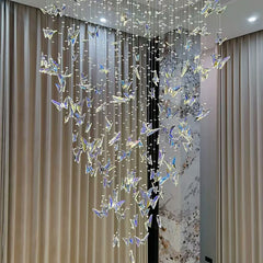 Crystal Butterfly Chandelier