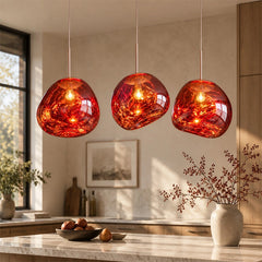 Modern Molten Glass Pendant Light