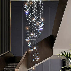 Crystal Butterfly Chandelier