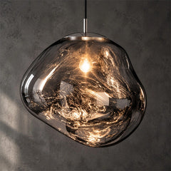 Modern Molten Glass Pendant Light
