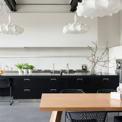 Zeppelin 1 White Pendant Light