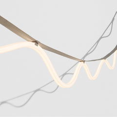 Modern LED Rope Linear Pendant Light