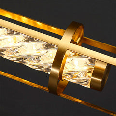 Copper Linear Pendant Light