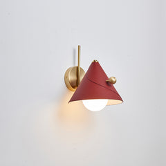 Modern Glass Metal Cone Wall Light