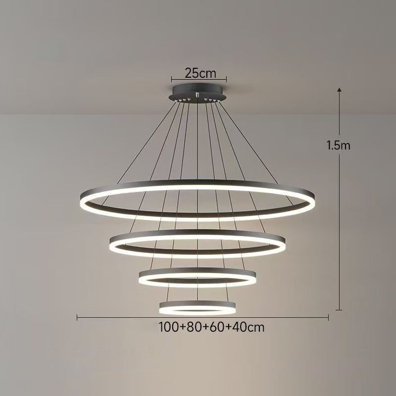 Luxury Circular LED Chandelier