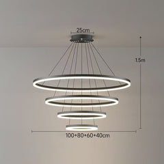 Luxury Circular LED Chandelier
