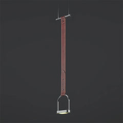 Modern Minimalist Leather Pendant