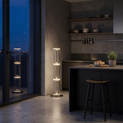 Modern Glass LED Floor Light