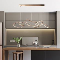Sculptural Ring Pendant Light