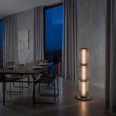 Modern Glass Column Floor Lamp
