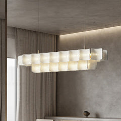 Elegant Linear Glass Pendant Light
