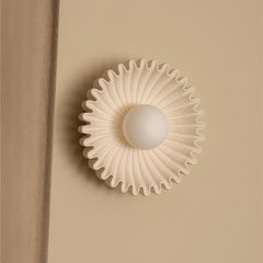 Ceramic Flower Wall Light